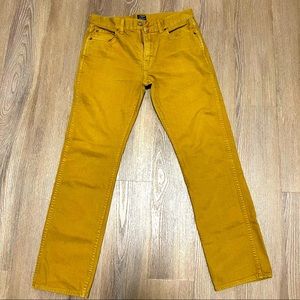 J Crew Mustard Jeans